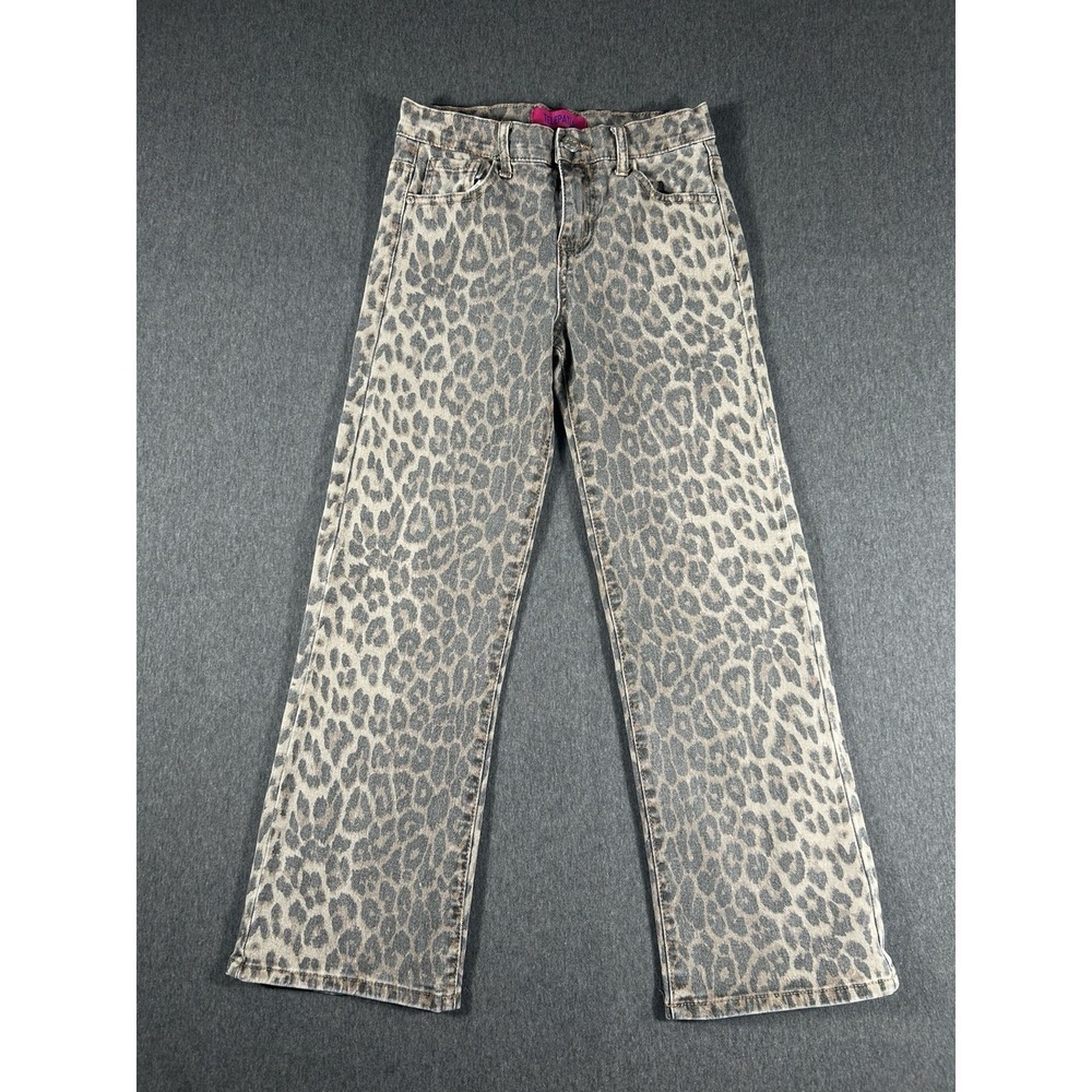 Telepatía Leopard Print Wide Leg Jeans Size 10